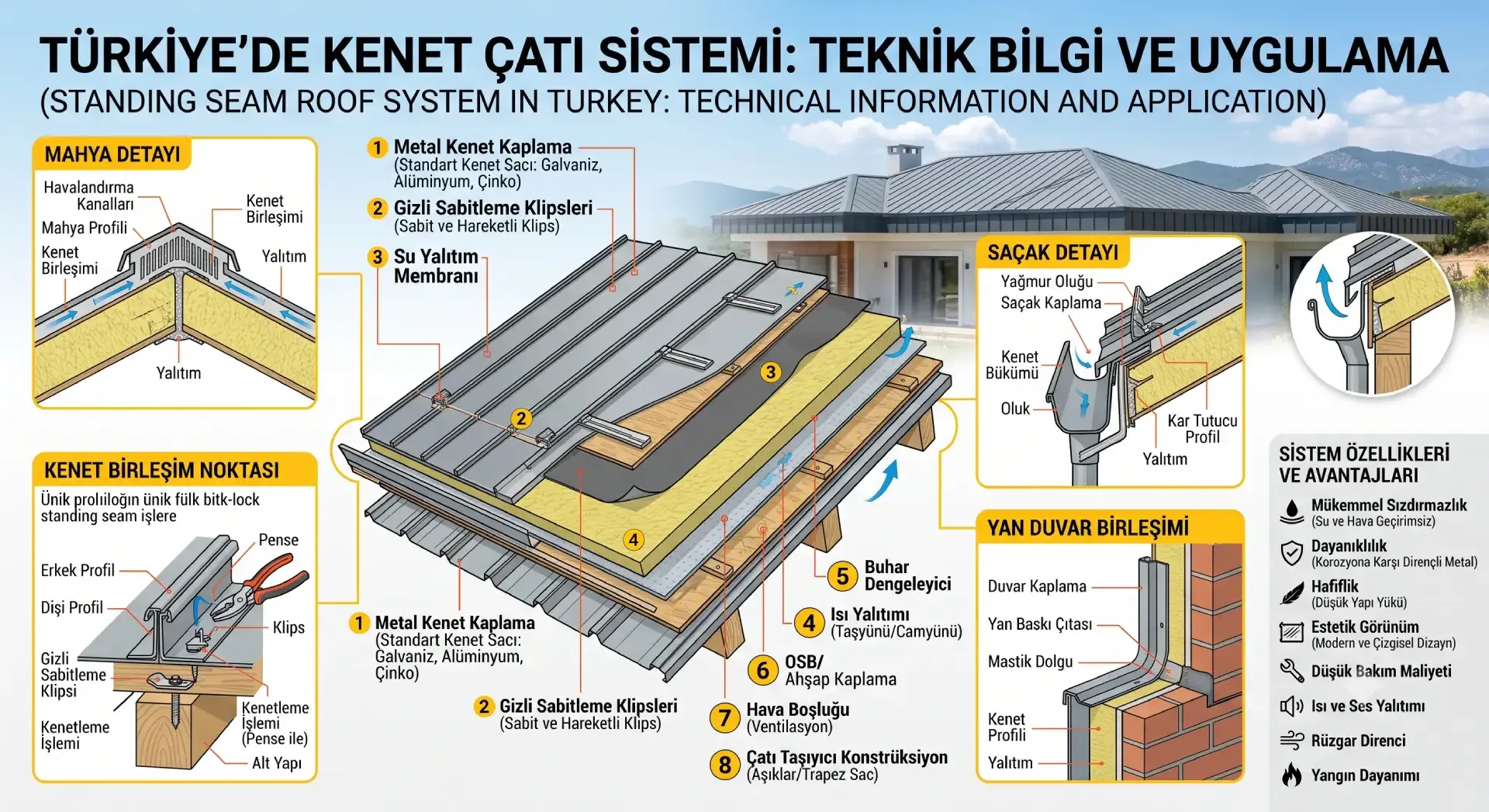 Kenet Çatı Sistemi: Teknik Bilgi ve Avantajlar
